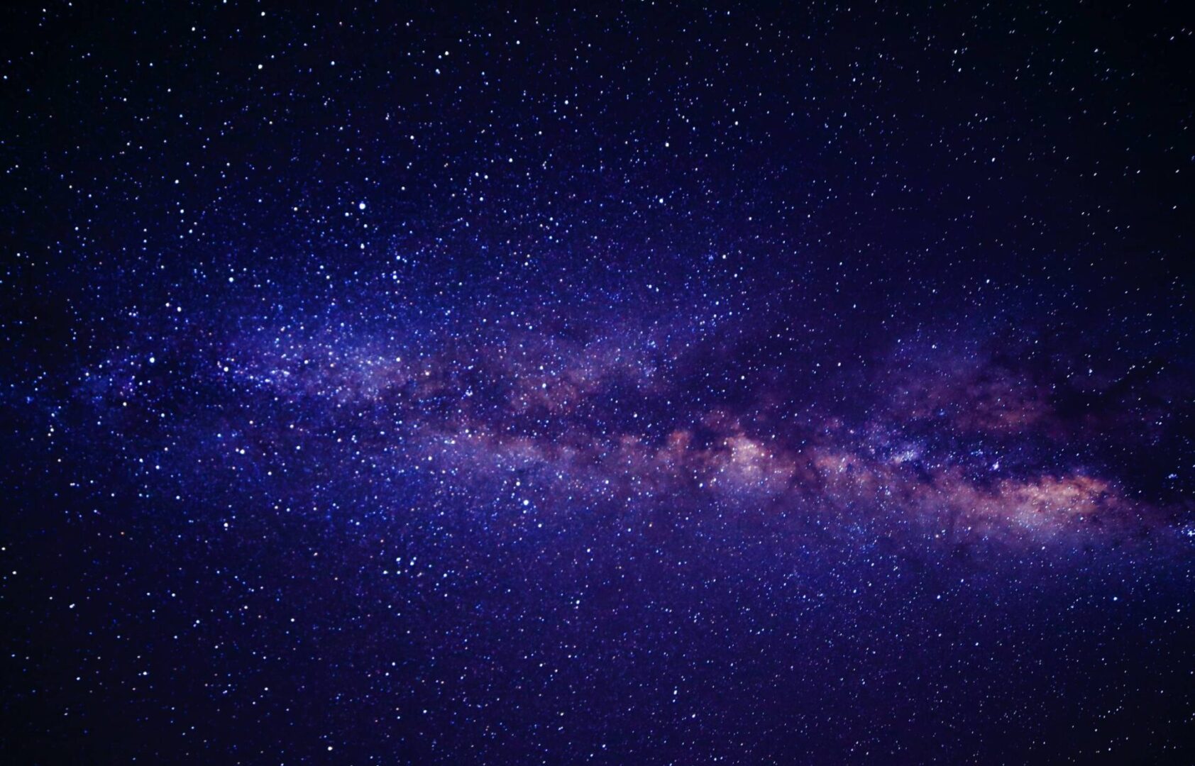 A picture of the milky way taken at night.